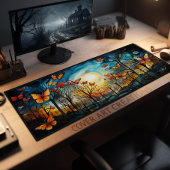 Monarchschmetterlinge in den Bäumen Schreibtischunterlage