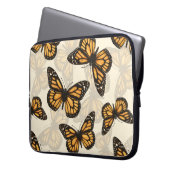 Monarchschmetterlinge Laptopschutzhülle (Vorderseite Links)