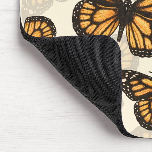 Monarchschmetterlinge Mousepad (Ecke)