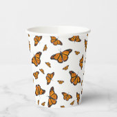 Monarchschmetterlinge Pappbecher (Links)