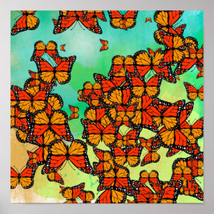 Monarchschmetterlinge Poster