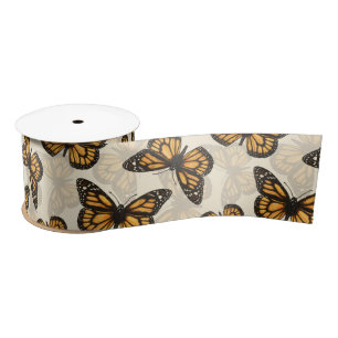 Monarchschmetterlinge Satinband