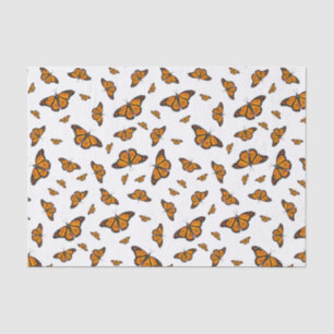 Monarchschmetterlinge Seidenpapier