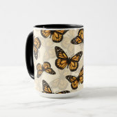 Monarchschmetterlinge Tasse (Vorderseite Links)