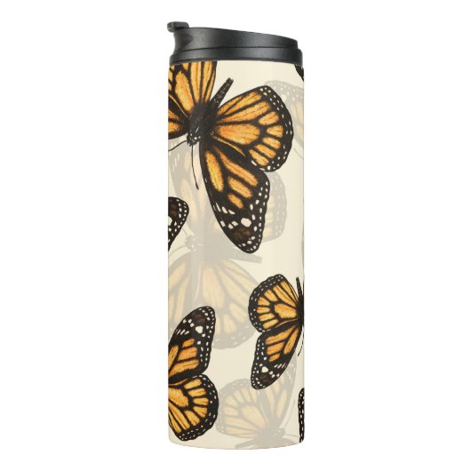 Monarchschmetterlinge Thermosbecher (Nach rechts gedreht)