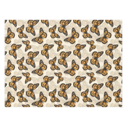 Monarchschmetterlinge Tischdecke (Vorderseite (Horizontal))
