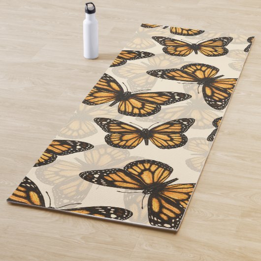 Monarchschmetterlinge Yogamatte (Beispiel)