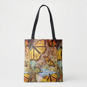 Monarchschmetterlings-Collagen-Tasche Tasche