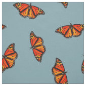 Monarchschmetterlingsmuster Retroblau oder JEDE Fa Stoff (Muster)