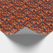 Monarchschmetterlingspapier Geschenkpapier (Ecke)