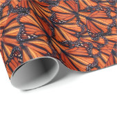 Monarchschmetterlingspapier Geschenkpapier (Rolleneckpunkt)