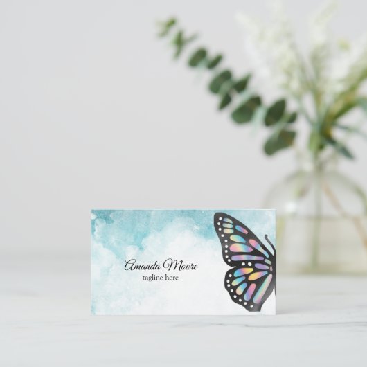 Monarchschmetterlingsplaner Visitenkarte (Stehend Vorderseite)