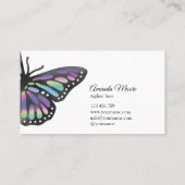 Monarchschmetterlingsplaner Visitenkarte (Rückseite)