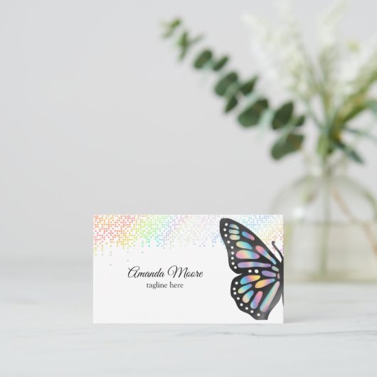 Monarchschmetterlingsplaner Visitenkarte (Stehend Vorderseite)
