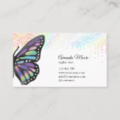 Monarchschmetterlingsplaner Visitenkarte (Rückseite)