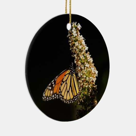 Monarchschmetterlingsstütze Keramik Ornament (Rechts)