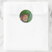 Monarchsticker Runder Aufkleber (Tasche)