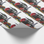 Monarchtraktion-Motor Geschenkpapier (Ecke)