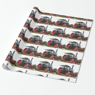Monarchtraktion-Motor Geschenkpapier