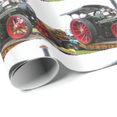 Monarchtraktion-Motor Geschenkpapier (Rolleneckpunkt)