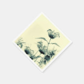 Monarda oder Bee Balm Serviette (Ecke)