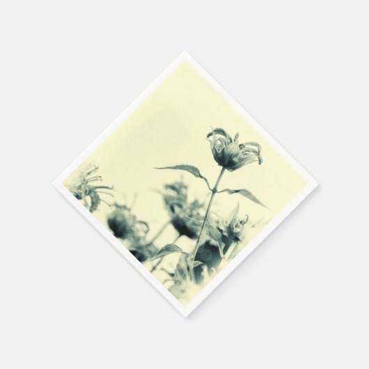 Monarda oder Bee Balm Serviette (Ecke)