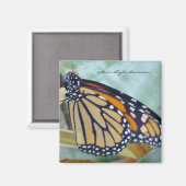 Monarkschmetterling Magnet (Vorderseite/Rückseite)