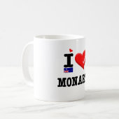 MONARTO - I Liebe Magnet Kaffeetasse (Vorderseite Links)