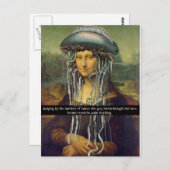 "Monas neuer Bonnet" Postkarte (Vorne/Hinten)