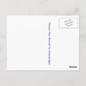 "Monas neuer Bonnet" Postkarte (Rückseite)