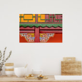 Monastary Gebäude Details Poster (Küche)