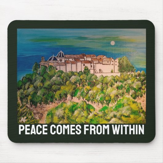 Monasterio de San Miguel Painting by Alfred Fox Mousepad (Vorne)
