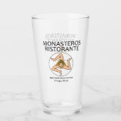 Monasteros Ristorante, Chicago, Illinois Glas (Vorderseite)