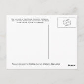 Monastic Site nachfragen, Kerry Irland Postkarte (Rückseite)