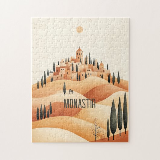 Monastir Tunesien Reisen Puzzle (Vertikal)