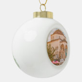 Monastiraki-Platz, Athen, Griechenland Keramik Kugel-Ornament (Links)