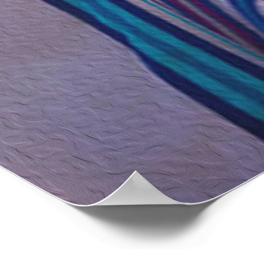 Monat Adar Hebrew Simcha Shofar Art Print Poster (Ecke)