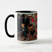 Monat April Jesse Wilcox Smith Boy and Girl Tasse (Links)