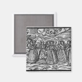 Monat April, von 'The Shepherdes Calender Magnet (Vorderseite/Rückseite)