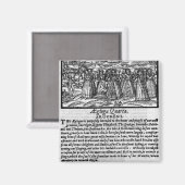 Monat April, von 'The Shepherdes Calender Magnet (Vorderseite/Rückseite)