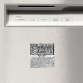 Monat April, von 'The Shepherdes Calender Magnet (In Situ (Geschirrspüler))