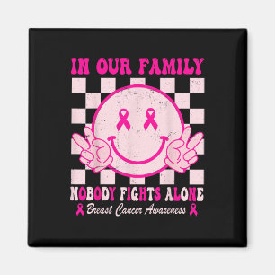 Monat Brustkrebs Bewusstsein Groovy Pink Design F Magnet