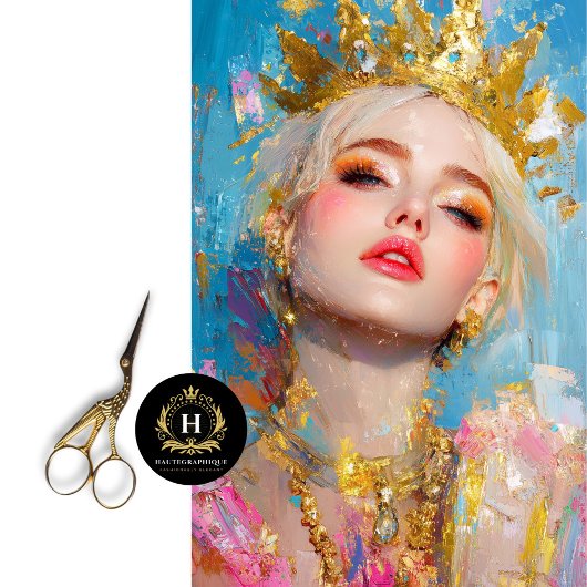 Monat der Abstrakten Königin Dekoupage Seidenpapier