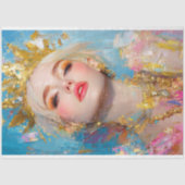 Monat der Abstrakten Königin Dekoupage Seidenpapier (Vorderseite)