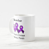 Monat der Alzheimer-Krankheit - November Kaffeetasse (Vorderseite Links)