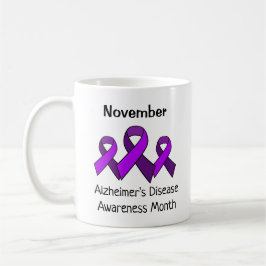 Monat der Alzheimer-Krankheit - November Kaffeetasse