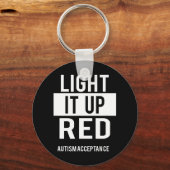 Monat der Aufklärung über AutismusWelt-Aufklärungs Schlüsselanhänger (Vorderseite)