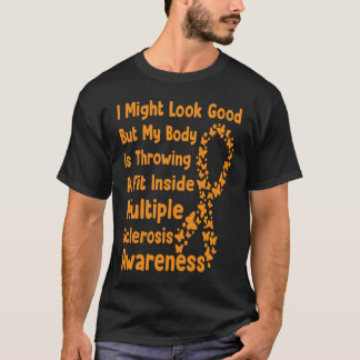 Monat der Aufklärung über Multiple Sklerose Orange T-Shirt
