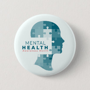 Monat der Aufklärung über psychische Gesundheit Button