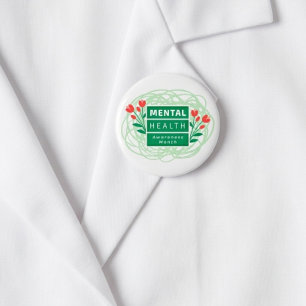 Monat der Aufklärung über psychische Gesundheit Button